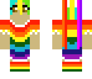 rainbow girl