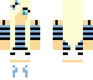 blue girl