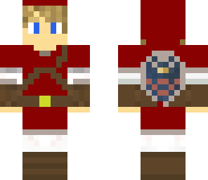 link red suit