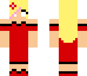 red dress