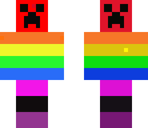 witch side is his real face rainbow creeper