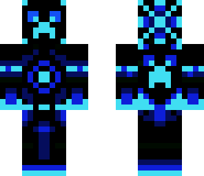 creeper tron - blue