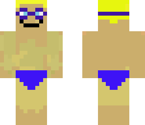 swimmer with googles