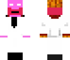 buisness herobrine mixed with honeydew beard