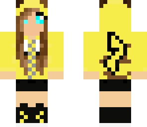 blue eyed pika girl