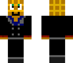 waffle in suit