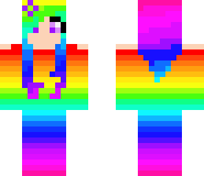 rainbow girl