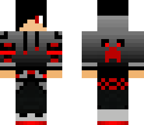 my version of red and black hoodie