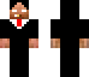 herobrine in a suit