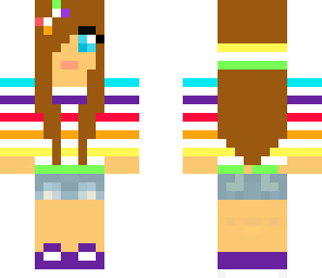 rainbow girl