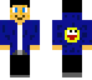 happy blue boy