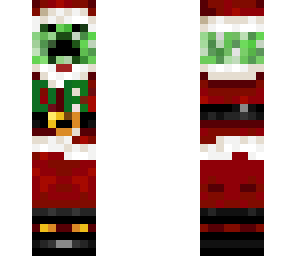 cute creeper santa