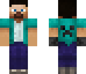 cool steve with beard and no gloves