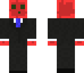 red slime in a suit