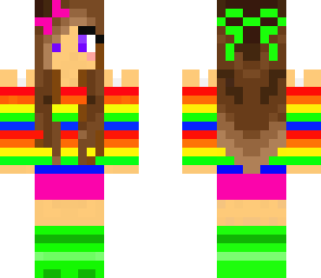 rainbow girl