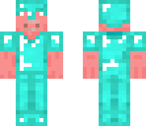 pig man with diamond armour