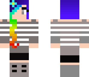 cute rainbow girl