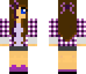 edited purple girl