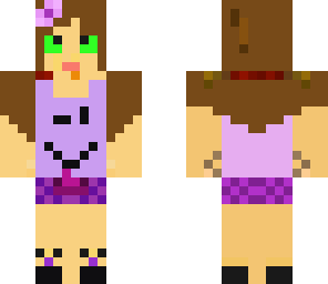 cute purple girl