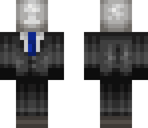 slenderman blue tie