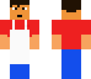 kid with apron