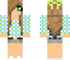 plaid cute girl