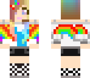 creepergirl rainbow