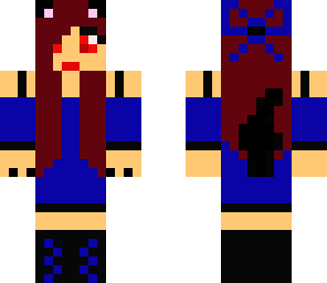 blue wolf girl