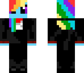 classy rainbow dash
