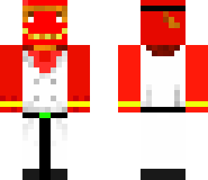 red cross eyed boxer