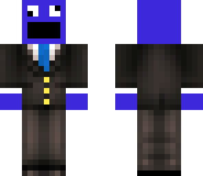 cookie monster in suit