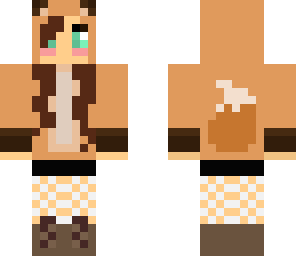 fox girl brunette edited