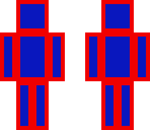 blue red-outline