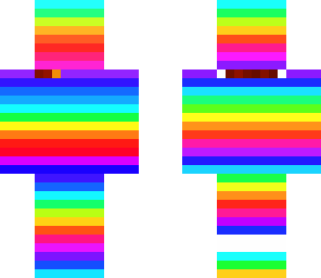 rainbow skin