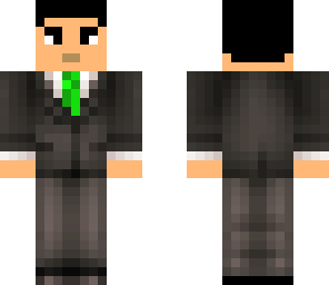 green suit man