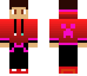 red hoodie