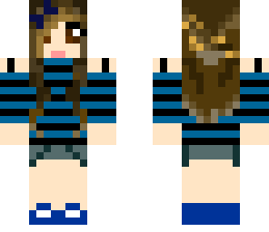 blue girl