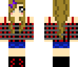cute plaid girl