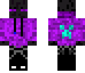 purple hoodie enderman