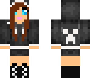 cute black-hoodie girl