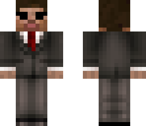 steve de traje y lentes