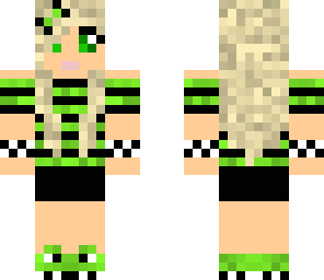 blond green lady with no beard