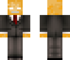 butter man in a suit