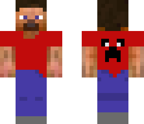 steve red t-shirt and headsets