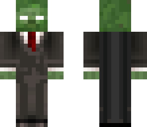 herobraine zombie in a suit