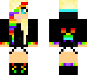 rainbow creeper girl