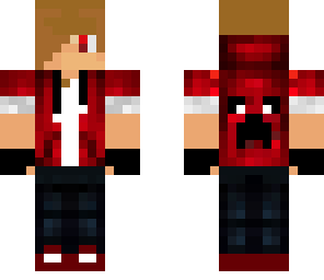 teenager in red
