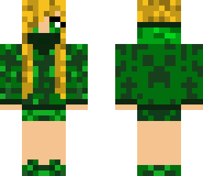 camo creeper girl