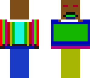 my first colorful skin