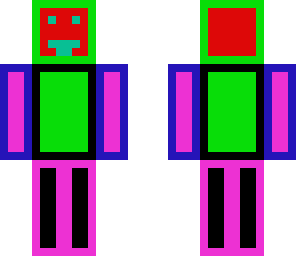 neon man